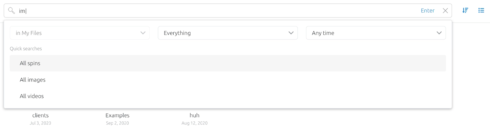 Search process step 2