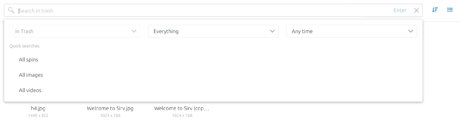 Search process step 5